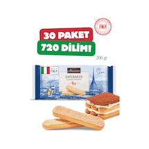 Chacha Home Savoiardi Orijinal İtalyan Kedi Dili Bisküvi Tiramisu Ve Pasta Bisküvisi 30 Paket