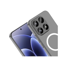 Xiaomi Mi 17t İle Uyumlu Kılıfı İnce Şeffaf Kamera Lens Korumalı M-safe Şarj Özellikli Sert Silikon Kap London Renksiz Çok Renkli