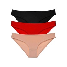 Hubrendy Tedarik 3 Adet Süper Eko Set Likralı Kadın Slip Külot 539 Çok Renkli