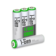 B164 4 Adet Aaa 900 Mah Şarj Edilebilir İnce Kalem Pil 1.2v Ni-mh Şarjlı Pil