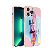 Apple iPhone 13 Pro Max Uyumlu Kamera Korumalı Desenli Sert Silikon Klfs Epoksi Kılıf-no10 No10