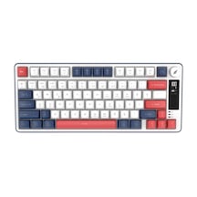 Hawk Gaming Hk255 Membrane Lcd Rgb Kablosuz/bluetooth%75 Türkçe Gaming Klavye Mavi Kırmızı