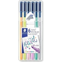 STAEDTLER KEÇELİ KALEM 6LI PASTEL 323 SB6CS01
