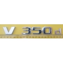 Mercedes Uyumlu Yazı V350d Krom
