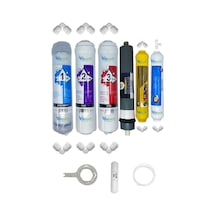 Pws Kapalı Kasa Su Arıtma Cihazlarına Uygun Std 6li Platinium Mebran Mineral+tatlandırıcı Set