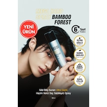 Mat Bitişli Hacim Sunan Ultra Güçlü Saç Sabitleyici Sprey Dashu Formen Bamboo Forest Mega Hard Spray