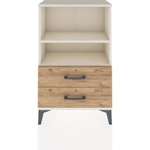 Arges Komodin 2 Raflı 2 Çekmeceli 60x30x96 Aytaşı-çam Aytaşı