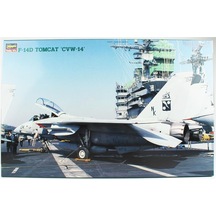 Hasegawa Pt12 7212 1/48 Ölçek, F-14d Tomcat Cvw-14 , Savaş Uçağı Plastik Model Kiti-57107