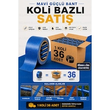 Mavi Güçlü Tamir Bandı 45mm X 8m Çok Amaçlı Su Geçirmez Tamir Bandı 36 Adet