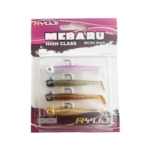 Mebaru Micro Shad 65mm 3.8gr Silikon Yem Natural Mix