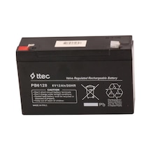 Ttec Plus 6v-12ah Bakımsız Kuru Akü