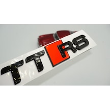 Dk Tuning Audi Ttrs Parlak Siyah Abs Bagaj Logo Yazı Arma