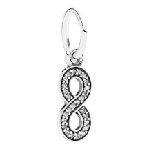 Nur Silver Sallantılı Sonsuzluk Gümüş Charm Nur-bl00140