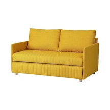 Ikea Sarı Şık Kanepe - 2'li Yataklı Kanepe