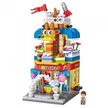 Loz 414 Parça Toy Shop Eğitici  Mini Yapı Taşları 1643