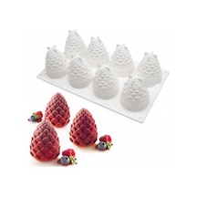 Ananas Şekilli 3d Silikon Pasta Mum Çikolata Sabun Kek Kalıbı Goldcakes