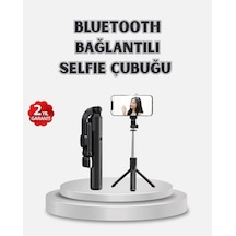 Ceylan Adam Kablosuz Bluetooth Selfie Çubuğu 360 Dönebilir Başlık, Taşınabilir Ve Şık Tasarım