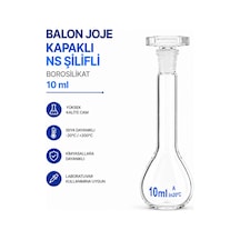 Balon Joje Kapaklı Ns Şilifli Borosilikat 10 Ml