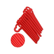 Lebihmurah 2836 Florabest Çim Düzeltici-120 İçin Plastik Bıçaklar-kırmızı