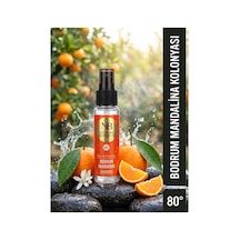 Mandarin Kolonyası 60 Ml Sprey Bodrum Mandarinsı Cep Boy Seyahat %80 Alkollü