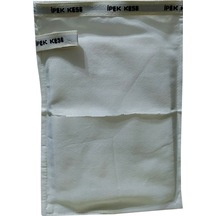 Micro Peel İpek Hassas Cilt İçin Banyo Kesesi 16 x 25 CM Beyaz