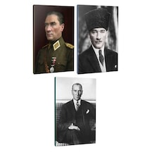 3lü Atatürk- Çizgili Defter Seti 64 Sayfa13,5x19,5cm -2