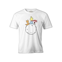 Küçük Prens - Gül Ve Tilki Beyaz Erkek Tshirt