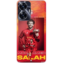 Realme C55 Uyumlu Salah King Kral Tasarımlı Baskılı Silikon Kılıf Renkli