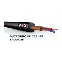 İvox Vb 226 Ultimate 2x0,22 Mm 50 Metre Siyah Mikrofon Kablosu