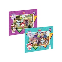 LITTLEST PET SHOP FRAME PUZZLE 35 PARÇA 2'Lİ PUZZLE SETİ