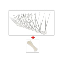 Kuş Konmaz Şeffaf 5 Adet 2.5 Metre+10 Adet Cırt Kelepçe 30 Cm N11.38600