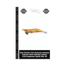 Özel Üretim Yem Suniyem Ahtapot Captain 3023 Kalamar Zokası 11cm Japannes Squid Size 30
