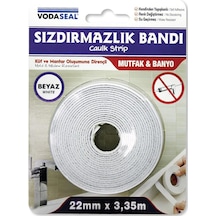 Vodaseal Su Geçirmez Sızdırmazlık Bandı Beyaz - 22 Mm X 3.35 M.