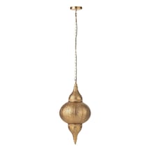 Asılı Metal Lamba Altın 65cm Altın