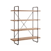 Kitaplık Modeli 4 Raflı Modern Tasarım Kitaplık