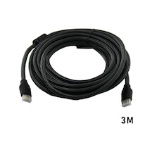 Rose Rc-112-3 Kablo V1.4 3mt Hdmı Örgülü İpli Computer Cable
