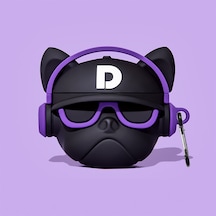 E2M Airpods Pro Uyumlu Kılıf Star Bulldog Mor