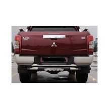 2007-2022 Mitsubishi L200 Arka Tampon Koruma Demiri Krom