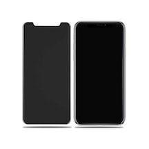 Zore İphone Xr 6.1 Uyumlu Rika Premium Privacy Temperli Cam Ekran Kor