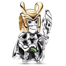 Gümüş S925 Damgalı Marvel Loki Charm