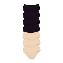 7 Adet Tutku Kadın Yüksek Bel Bato Kalın Lastik Külot S2 Beden: 3xl Standart