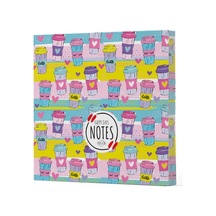Kahve 10 - Çizgisiz Yan Boyamalı Defter Diğer
