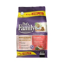 Pet's Family Kısırlaştırılmış Premium Somonlu Yetişkin Kedi Maması 1300 G