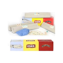 Eser Plastik Okey Takımı - Klasik 4'lü Istaka Seti - Taş Saklama Torbalı