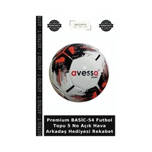 Premium Basic-54 Futbol Topu 5 No Açık Hava Arkadaş Hediyesi Rekabet Çok Renkli