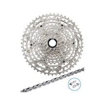 Shimano Deore Cs-m6100 10/51+cn-m6100 12'li Kaset Zincir Seti Siyah