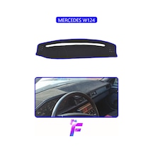 Mercedes W124 Uyumlu Torpido Örtüsü Yansıma Önleyici Kolay Montaj Tam Koruma H5