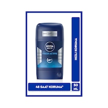 Men Erkek Stick Deodorant Fresh Active 50ml, Ter Kokusuna Karşı 48 Saat Koruma, Alüminyum İçermez
