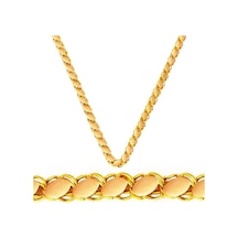 50 Cm. Maraş Pullu Altın Zincir