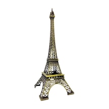 Minyatür Metal Paris Eyfel Kulesi Dekoratif Biblo 48 Cm